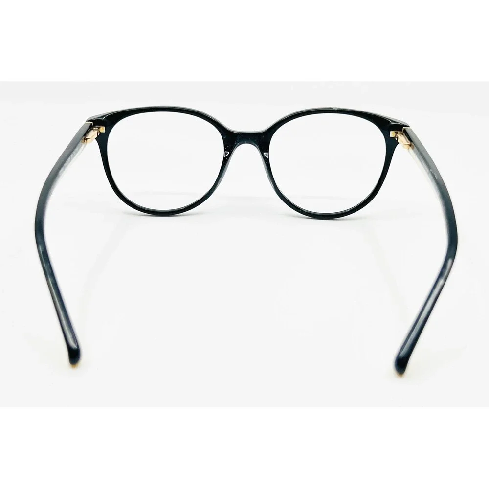 Sonia Rykiel Eyeglasses Womens Black Paris SR7359 C01 Round Frames 51-18-135
